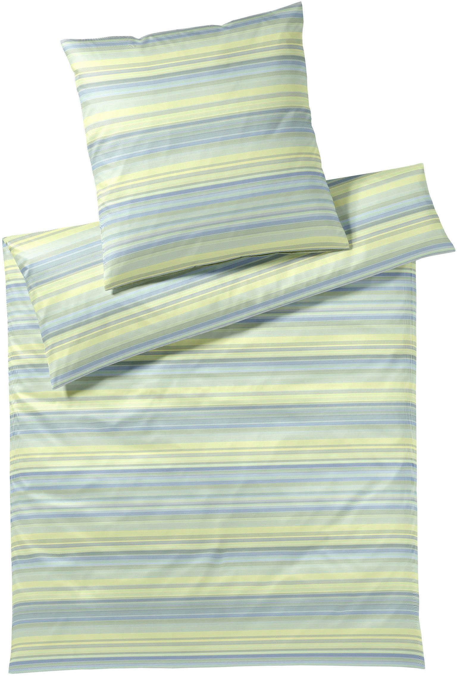 Elegante Bettwäsche Facet, Mako-Batist, 2 teilig, angenehmes Hautgefühl