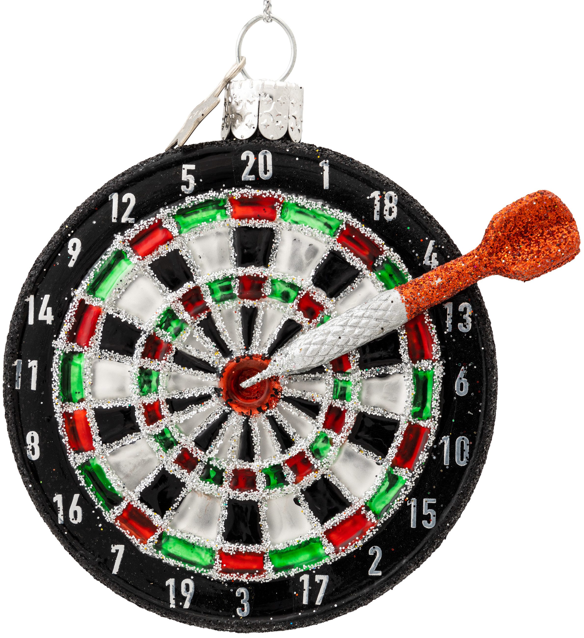 SIKORA Christbaumschmuck BS658 Dartboard Glas Ornament günstig online kaufen