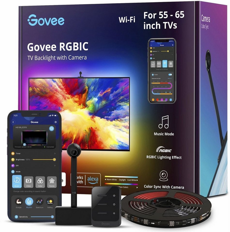 Govee LED Stripe Dreamview TV Strip Lights for 55”- 65” TVs (neue Version)