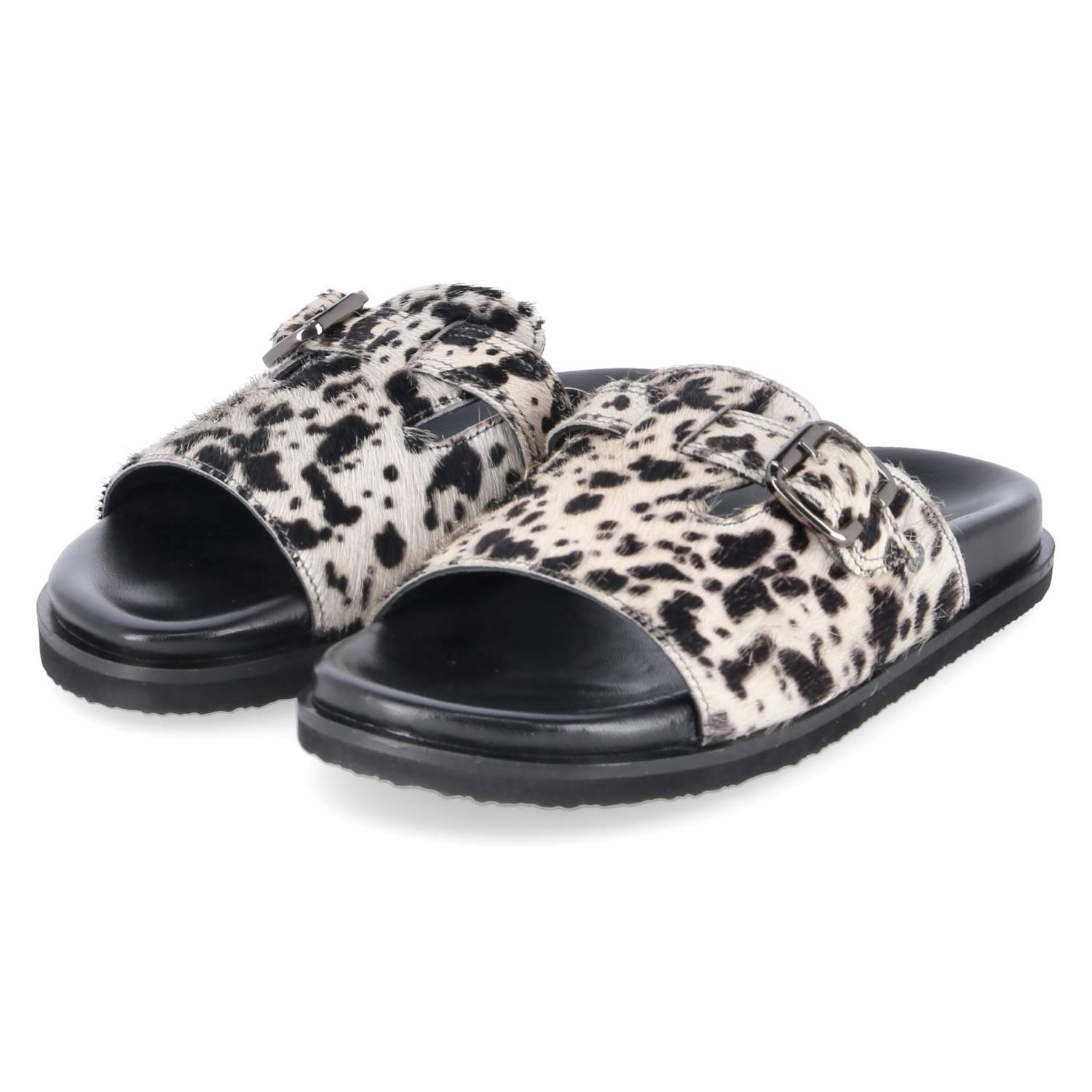 Palado Palado 6RF0110701 2300 Damen Rauleder beige-kombi Pantolette