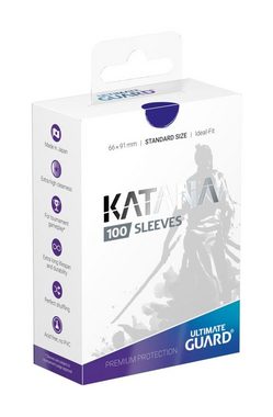 Ultimate Guard Sammelkarte Ultimate Guard Katana Sleeves Standardgröße Blau (100)