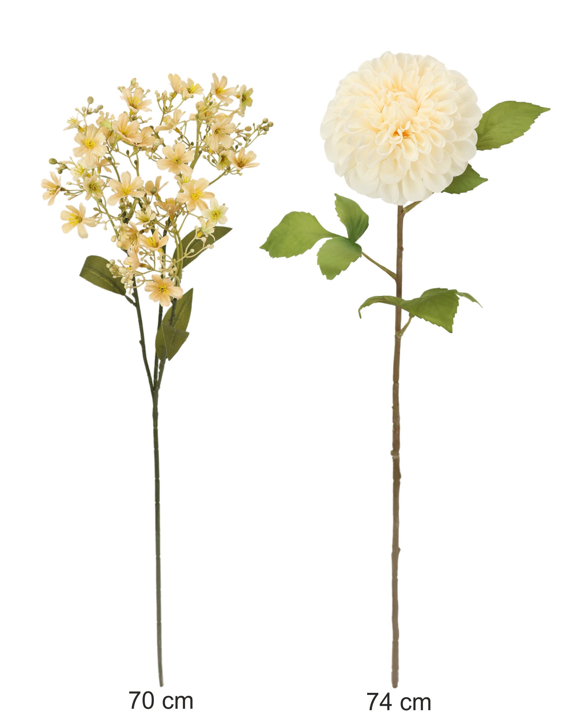 Kunstblume Stielblumen-Sortiment Dahlie Blütenzweig, I.GE.A., Höhe günstig online kaufen