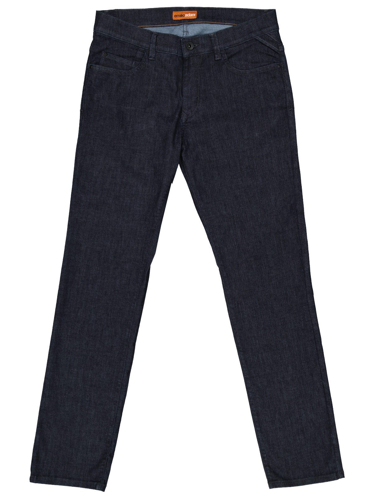 emilio adani Stretch-Jeans Herren Jeans mit dunkler Waschung, Marineblau