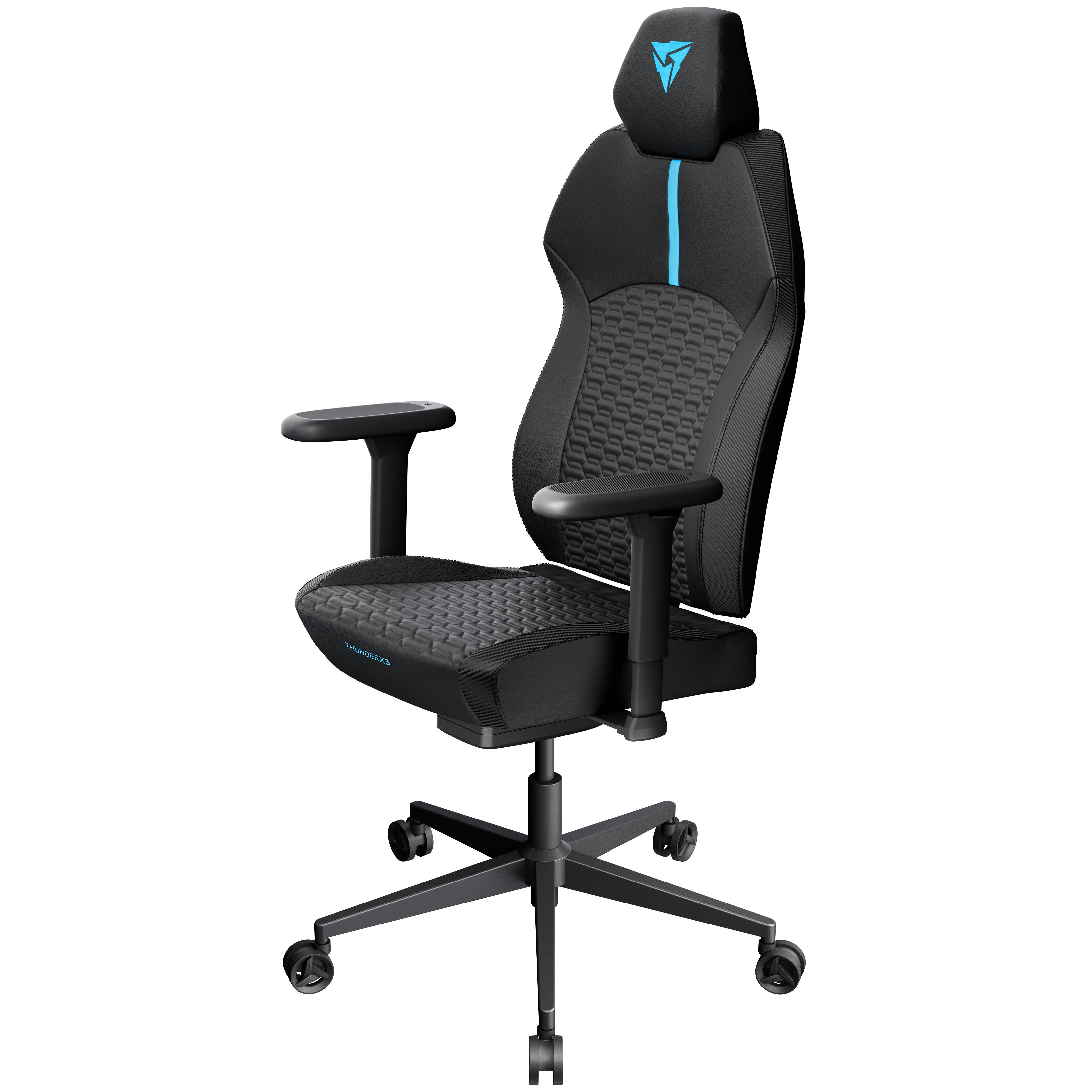 ThunderX3 Gaming-Stuhl ThunderX3 SOLO 360 Ergonomischer Gaming-Stuhl - Racer, blau