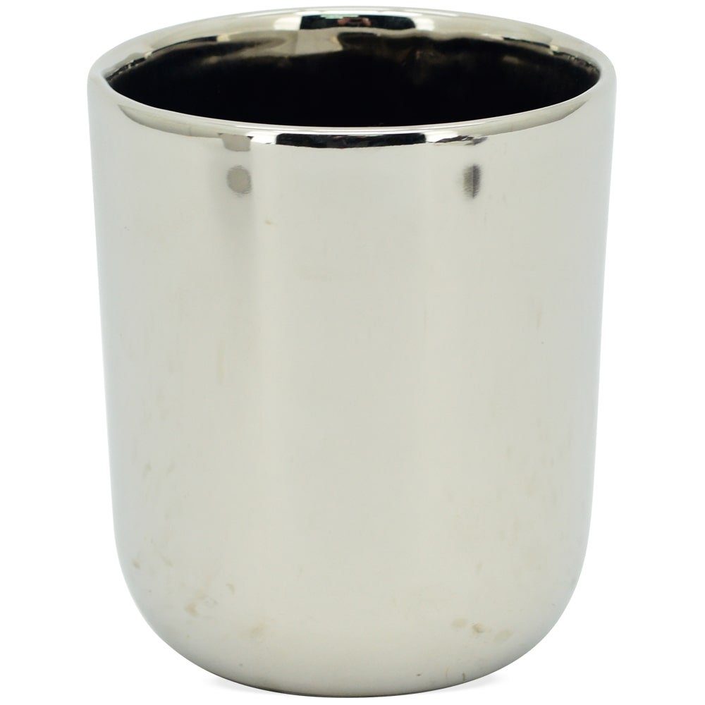 matches21 HOME & HOBBY Blumentopf Übertopf silber glanz rund Ø 11 cm (1 St) günstig online kaufen