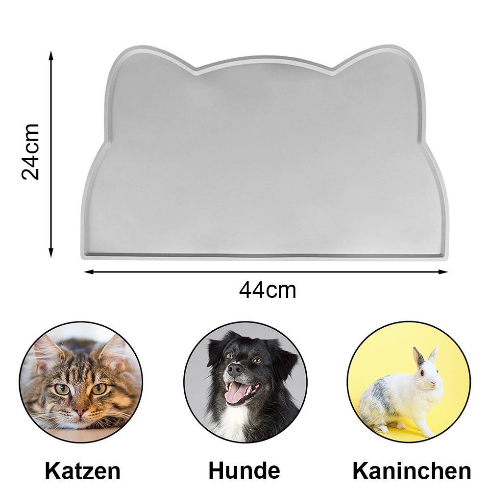 NUODWELL Napfunterlage Napfunterlage Hund Katzen,rutschfeste Futtermatte,Ha günstig online kaufen