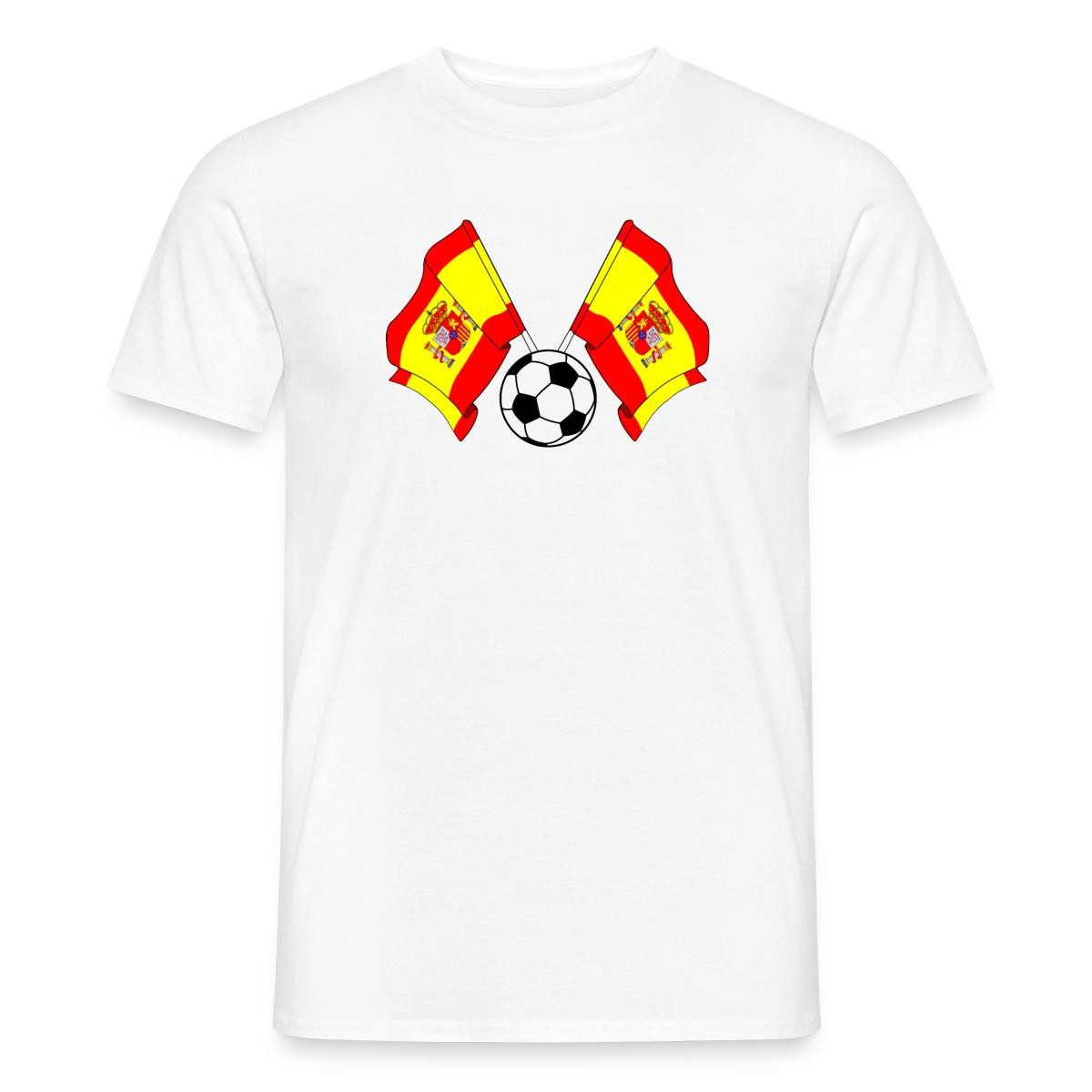 Spreadshirt T-Shirt Spanien Flaggen, Spanien Fußball Männer T-Shirt (1-tlg)