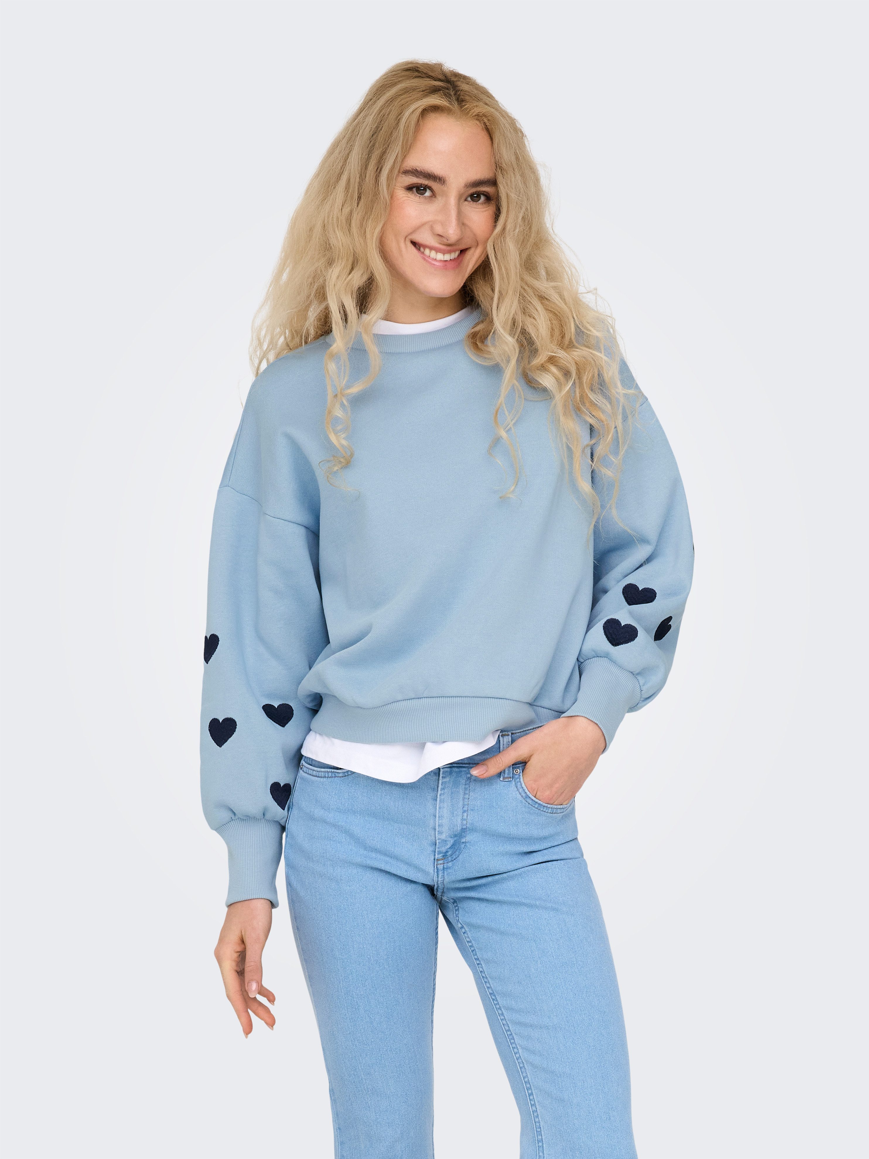 Sweatshirt ONLBECCA L/S O-NECK SWT