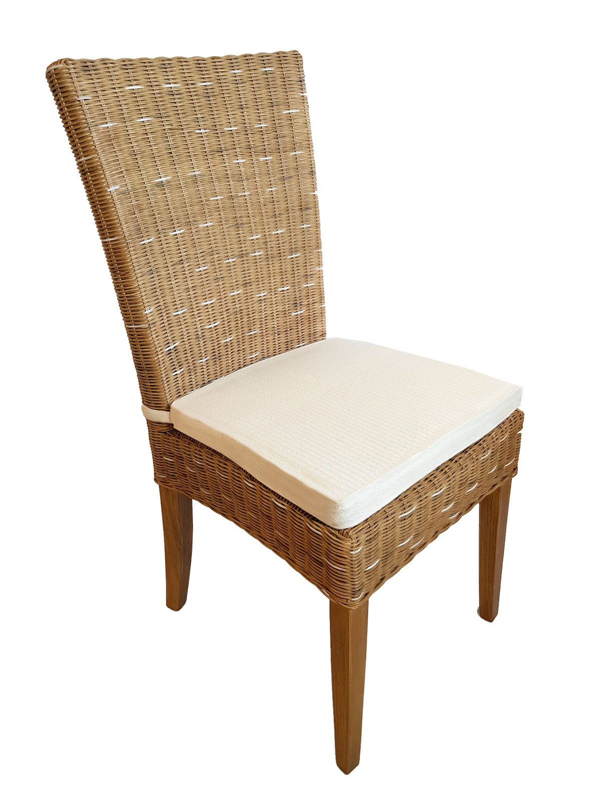 Amagohome Rattanstuhl Esszimmer Stühle 2 Stück günstig online kaufen