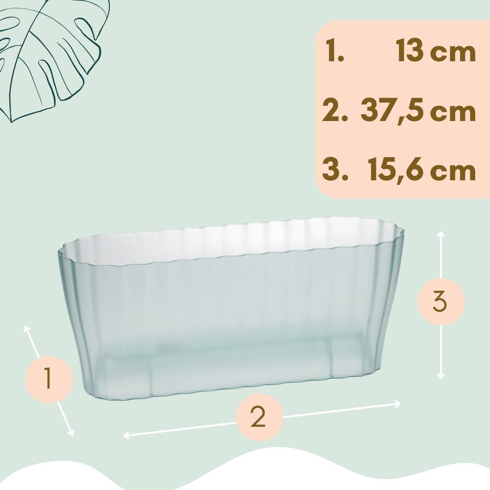 5 Stück Transparente Orchideentöpfe 12,7 Cm – Mit Drainageloch Für Optimale Luftzirkulation
