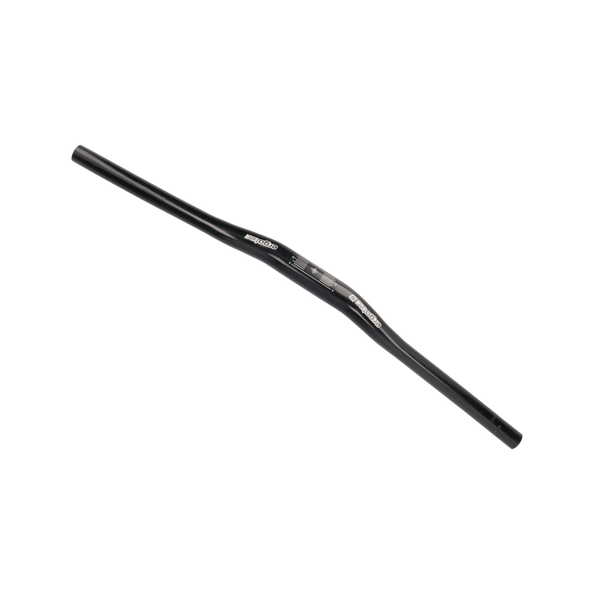 Ergotec Fahrradlenker Lenker Low Riser 31 8 schwarz eloxiert 620 180 6 9 5