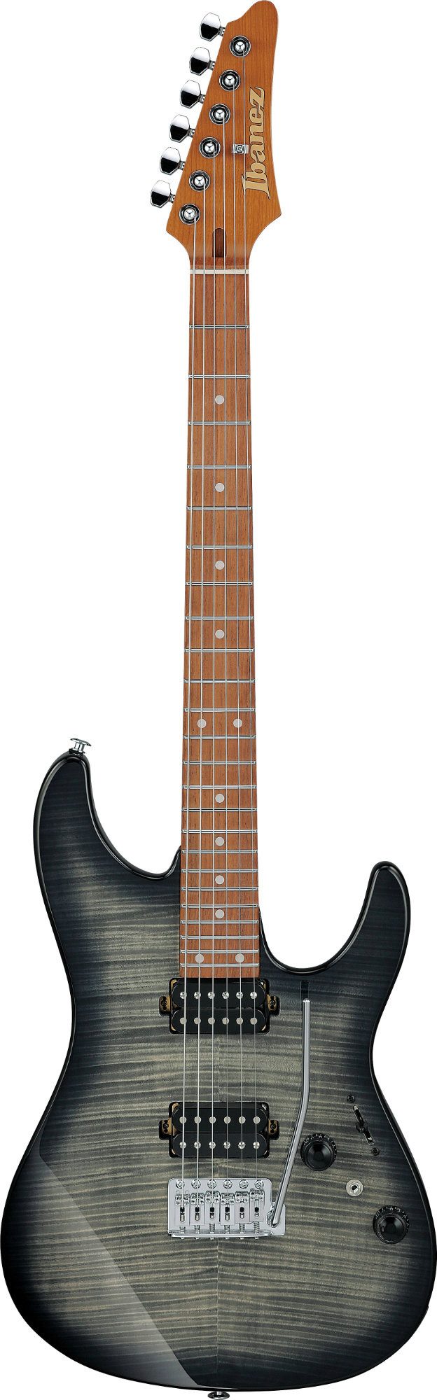 Ibanez E-Gitarre Ibanez AZ24S1F-TKS Standard E-Gitarre Transparent Black Sunburst, ST, E-Gitarre mit dyna-MIX Schaltung