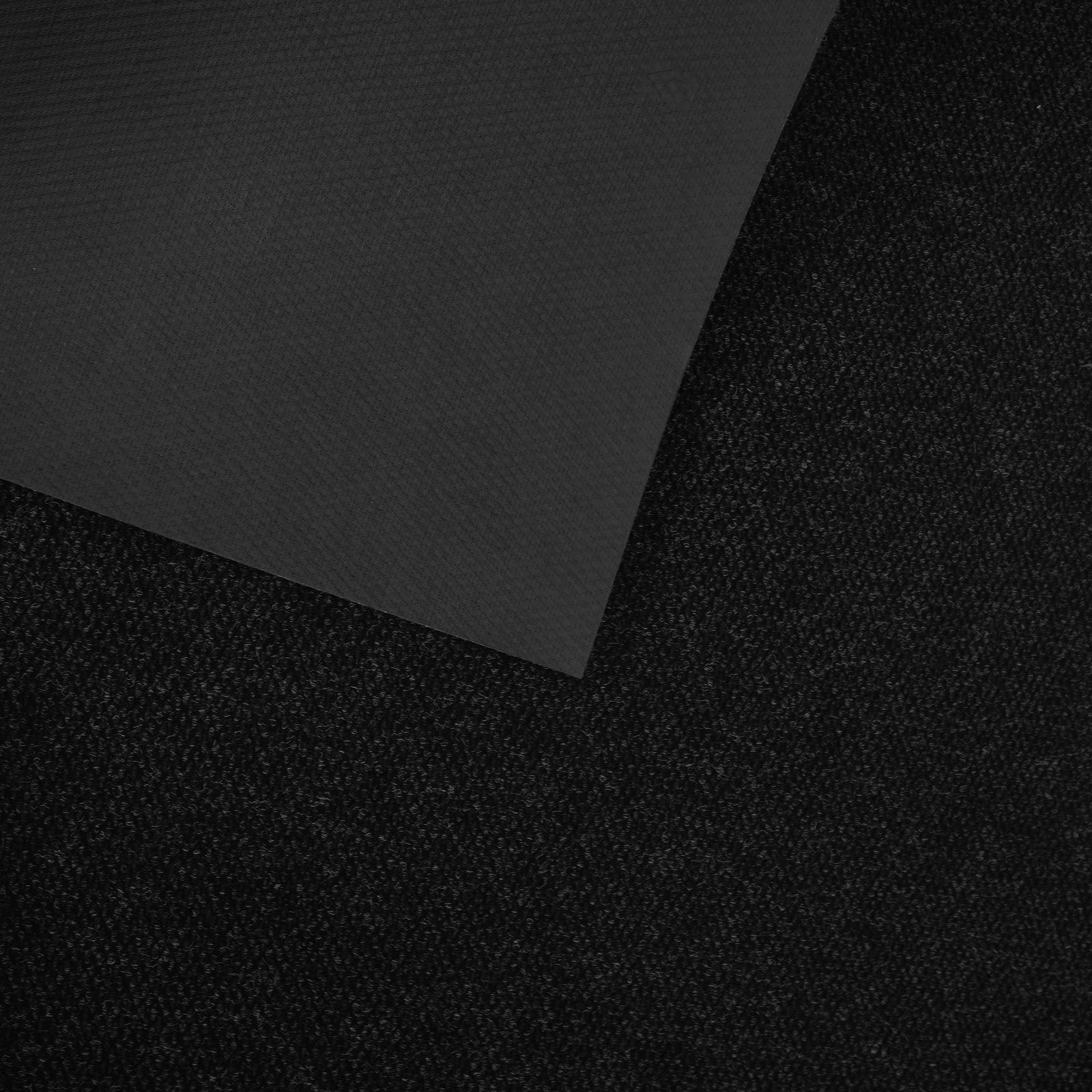 Farben mm, 10 Sauberlaufmatte in 100% Schwarz Fußmatte Polypropylen & Singapur, Größen, Erhältlich vielen Rechteckig, Höhe: Kubus,
