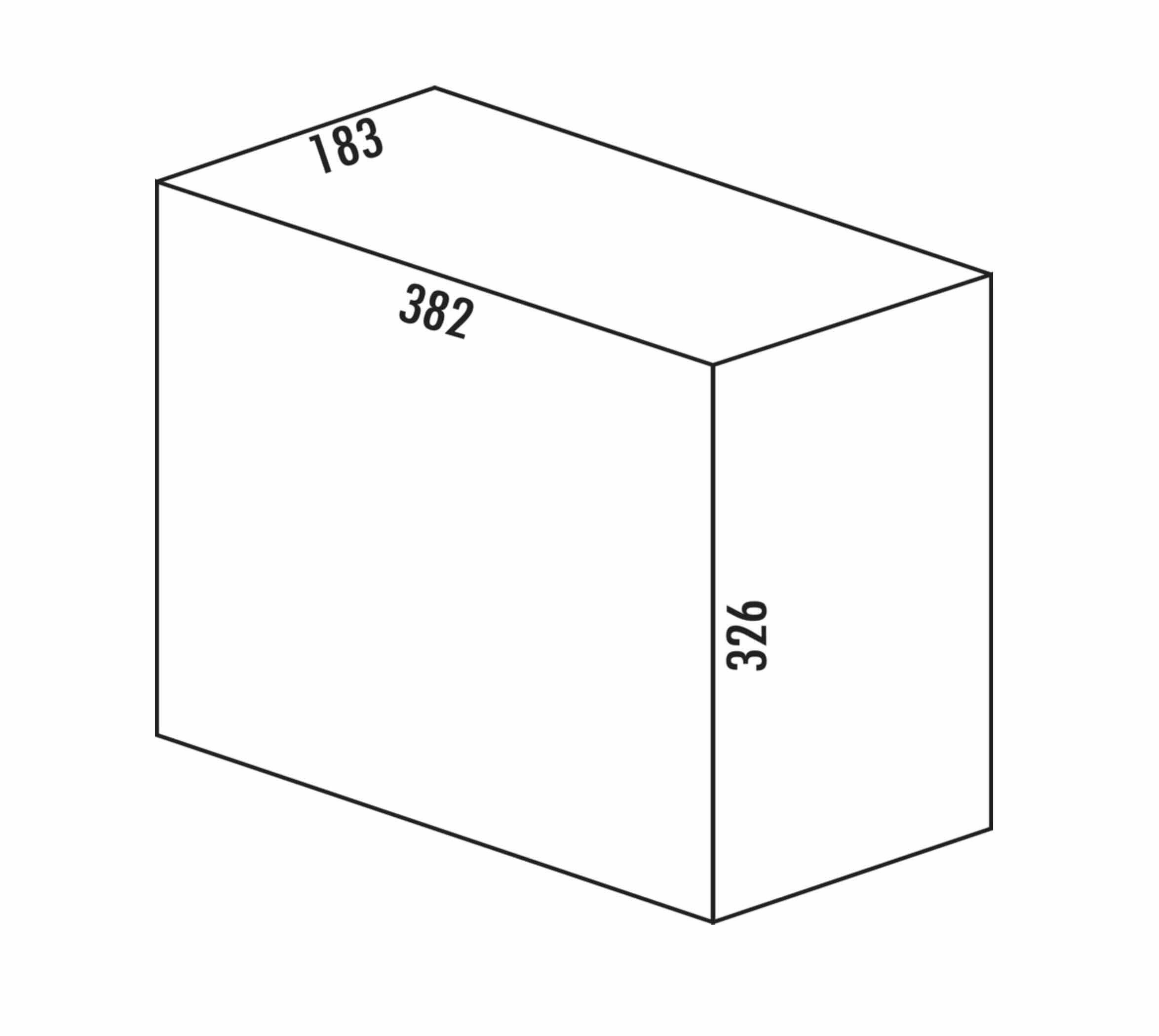 Naber Einbaumülleimer NABER Cox® Systembehälter, hellgrau, 16 Liter