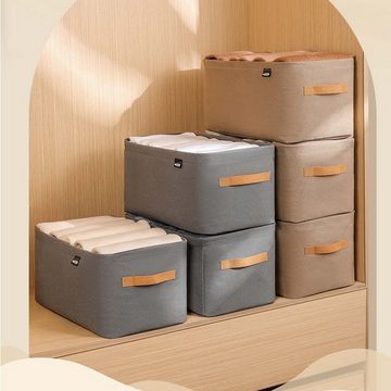 FIDDY Aufbewahrungskorb Aufbewahrungskorb für Kleidung, faltbare Aufbewahrungsbox (staubdichte Vlies-Aufbewahrungsbox in Schubladenform für Haushaltsgarderoben, 1 St)
