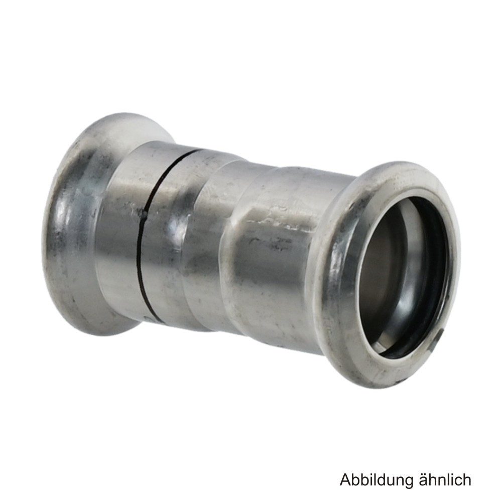 VSH Wasserrohr VSH XPress Edelstahl 304, R2401 Muffe, 18 mm