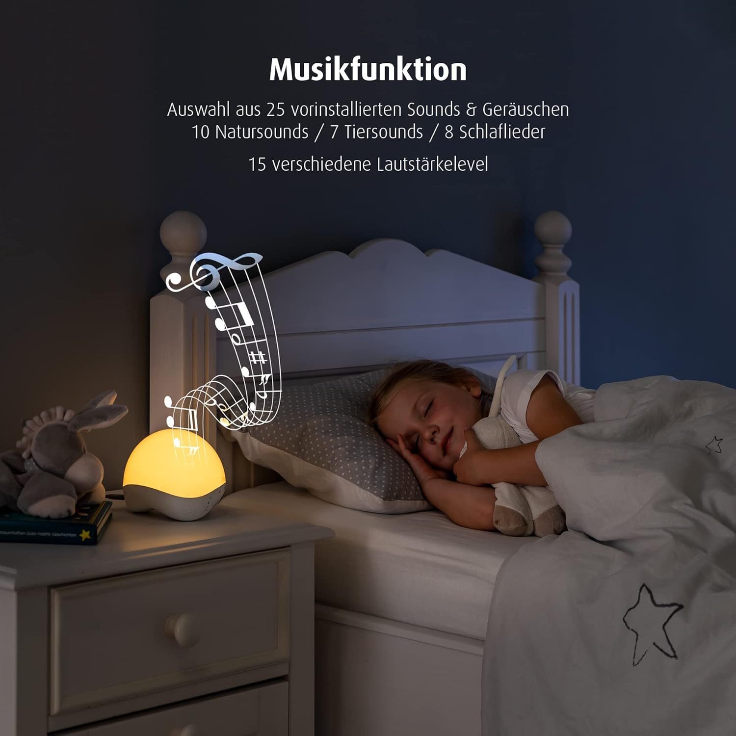 Reer Smart Nachtlicht Einschlaflicht Kindernachlicht Sclhaflicht Nachtlampe Smarte Lampe, Nachtlicht