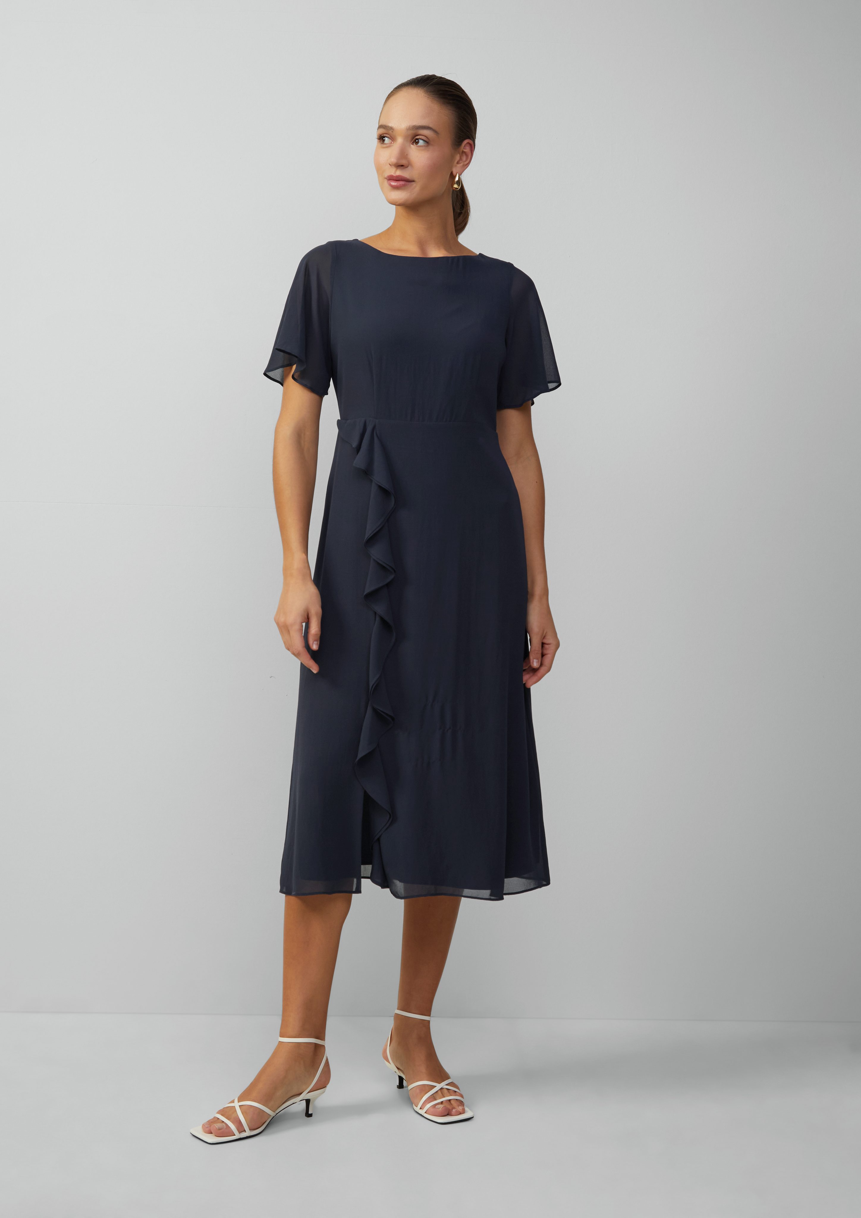 s.Oliver BLACK LABEL Minikleid Chiffonkleid mit günstig online kaufen