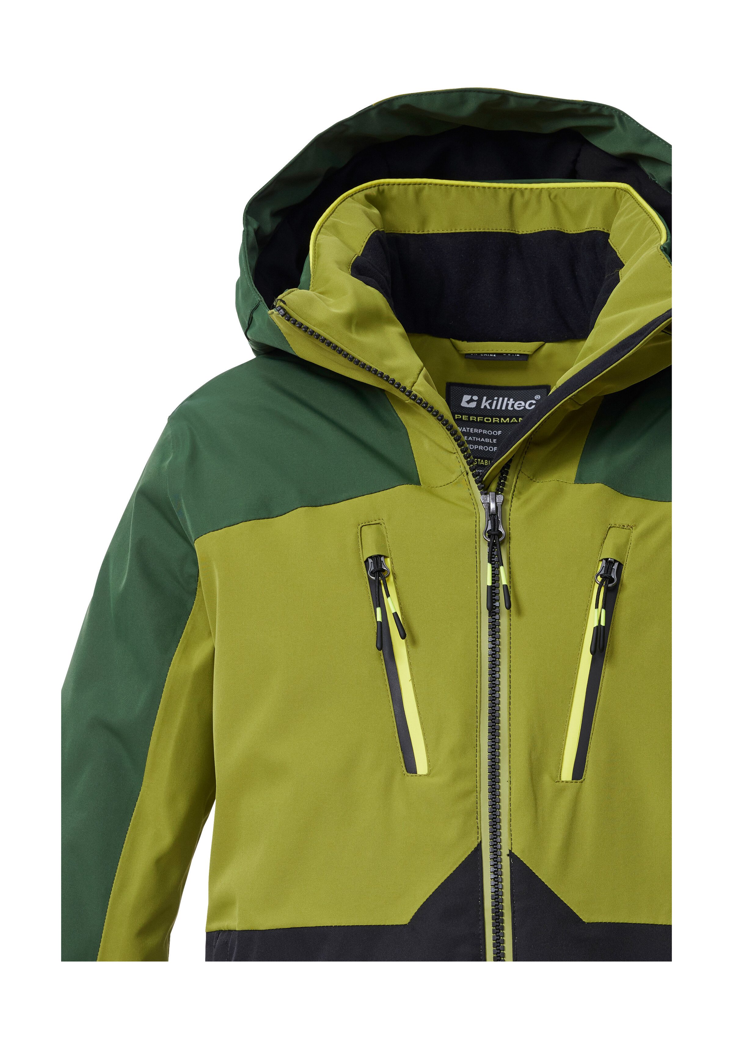 Killtec Skijacke KSW 190 BYS SKI JCKT Killtec Kids Skijacke: wasserdicht, atmungsaktiv, Colourblock Design
