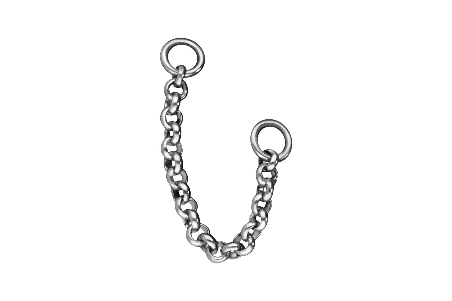 Piercing-Set Chirurgenstahl Anhänger für Clicker ANKERKETTE
