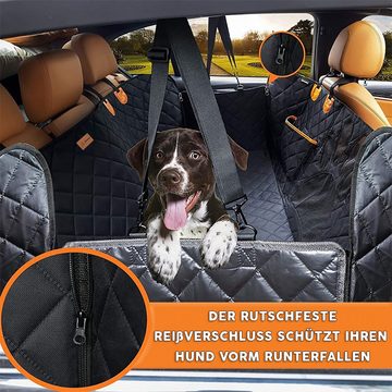 Petsation Tier-Autoschondecke PETSATION Hundedecke für Auto Rückbank Wasserabweisend Autoschondecke