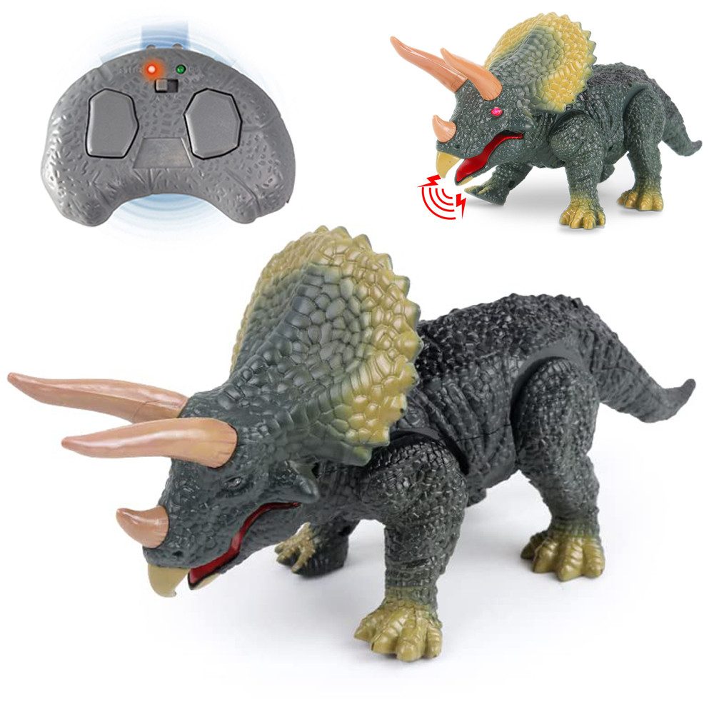 Spielfigur Ferngesteuerter Dinosaurier Spielzeug für Kinder ab 8 Jahren