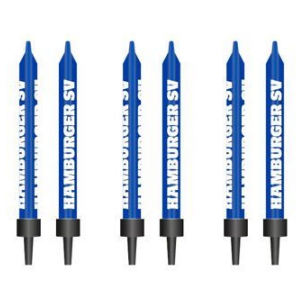 VertriebsArena GmbH Küchenorganizer-Set HSV Geburtstagskerzen 10er Set