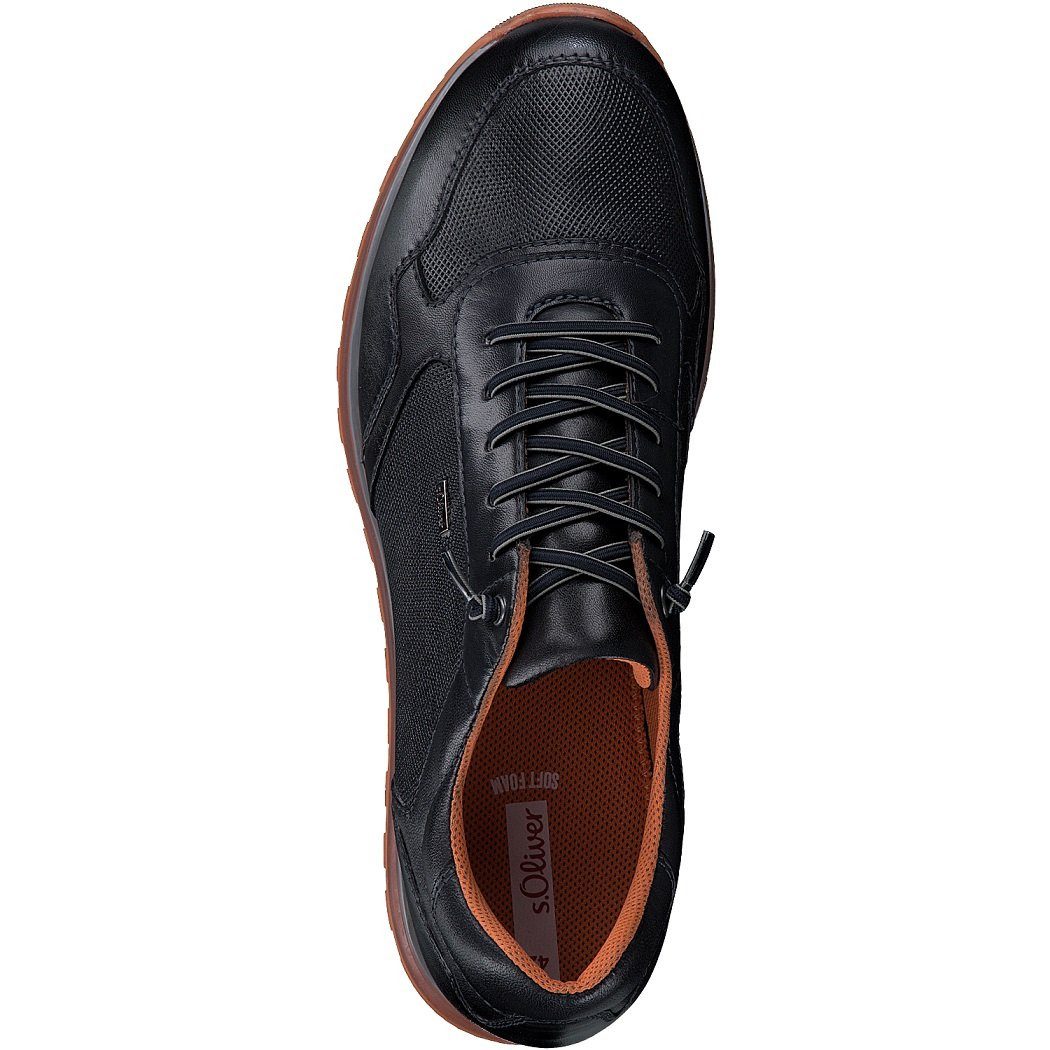 s.Oliver 5-13622-30-805 mit Soft Foam - Leder - 2023 navyblau Herren Sneaker