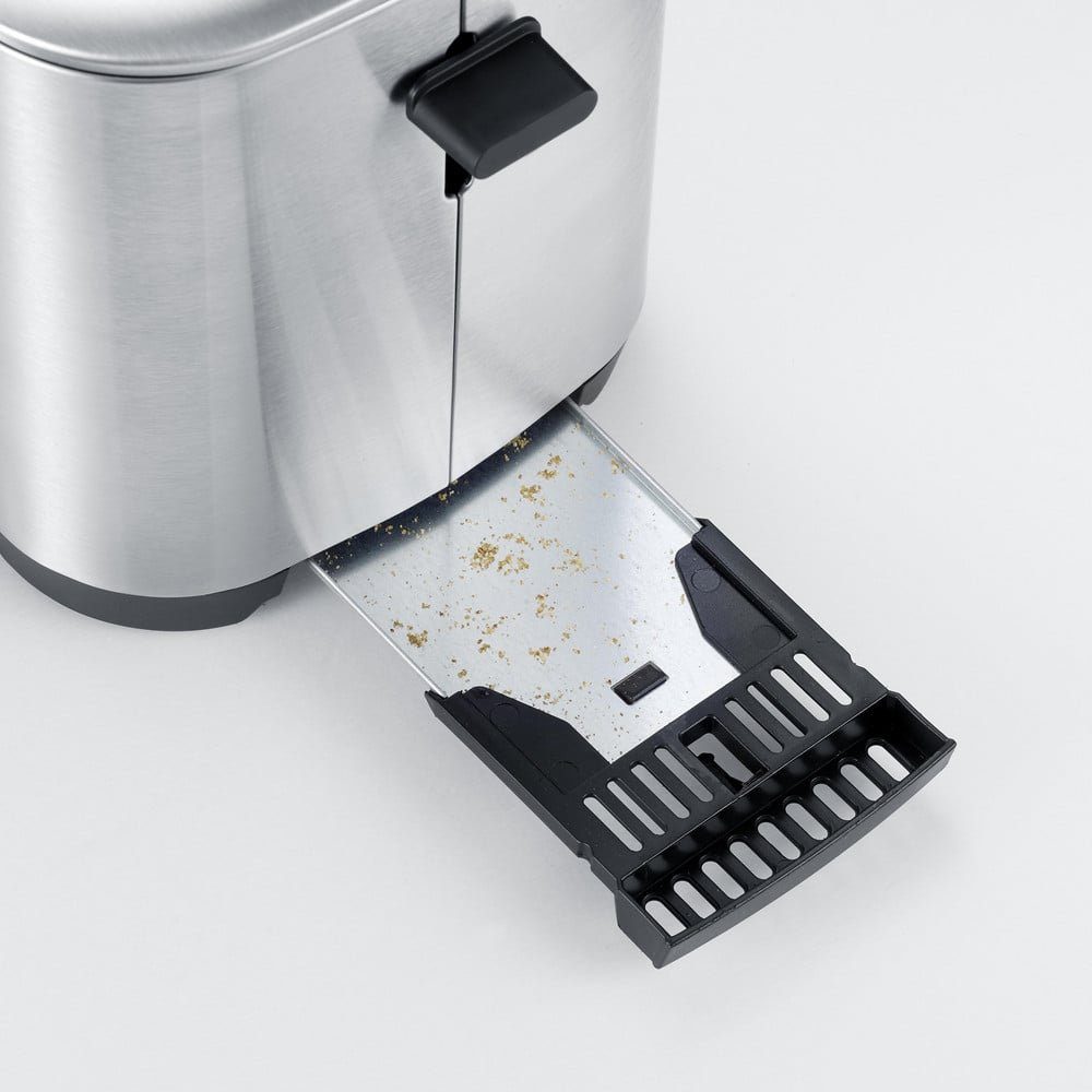 Severin Toaster AT 2621, Edelstahl 1400W Scheiben 4