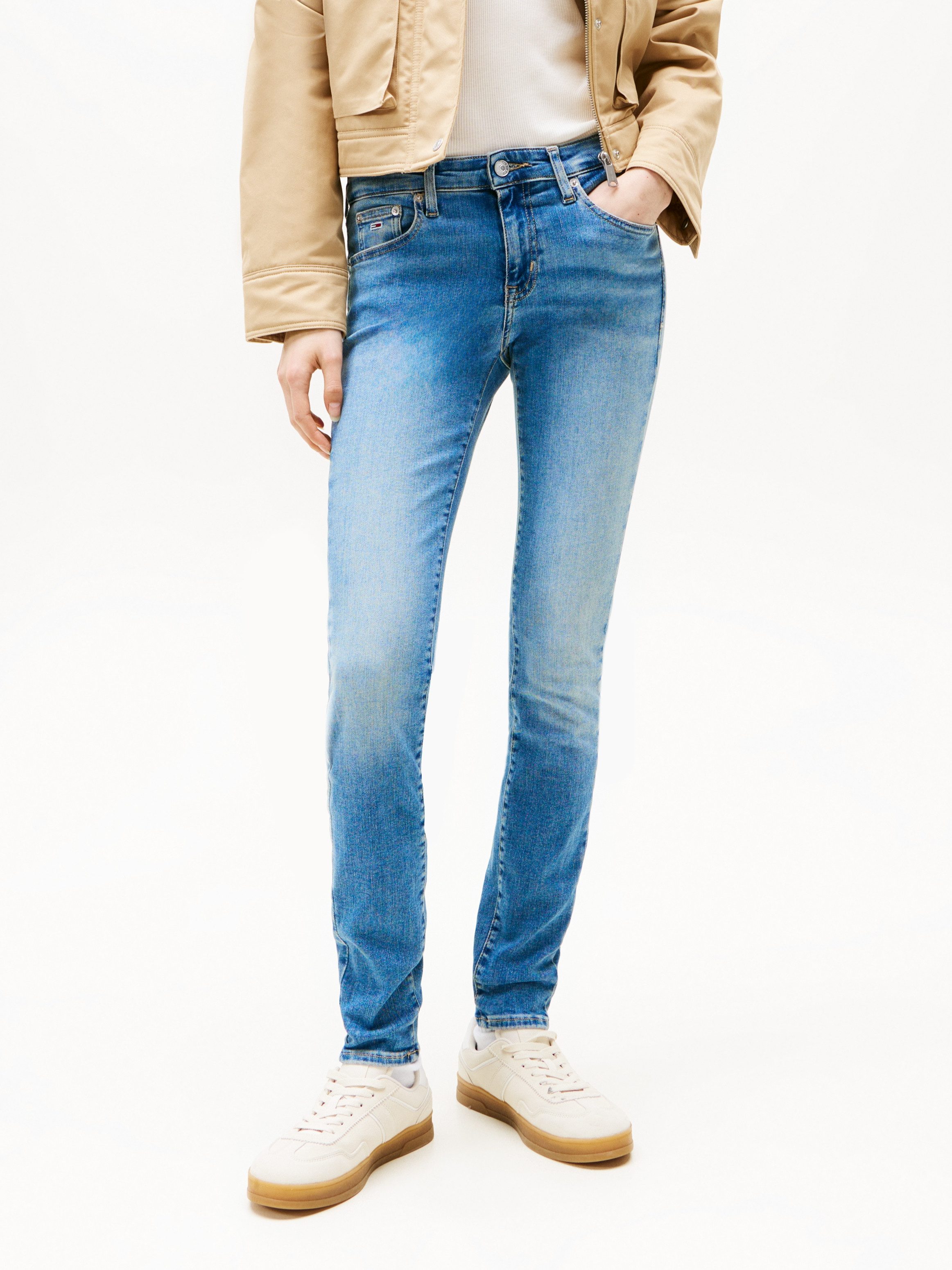 Tommy Jeans Skinny-fit-Jeans Tommy Jeans - Damenjeans SOPHIE - Low Waist - Skinny Fit Röhrenjeans mit niedriger Leibhöhe