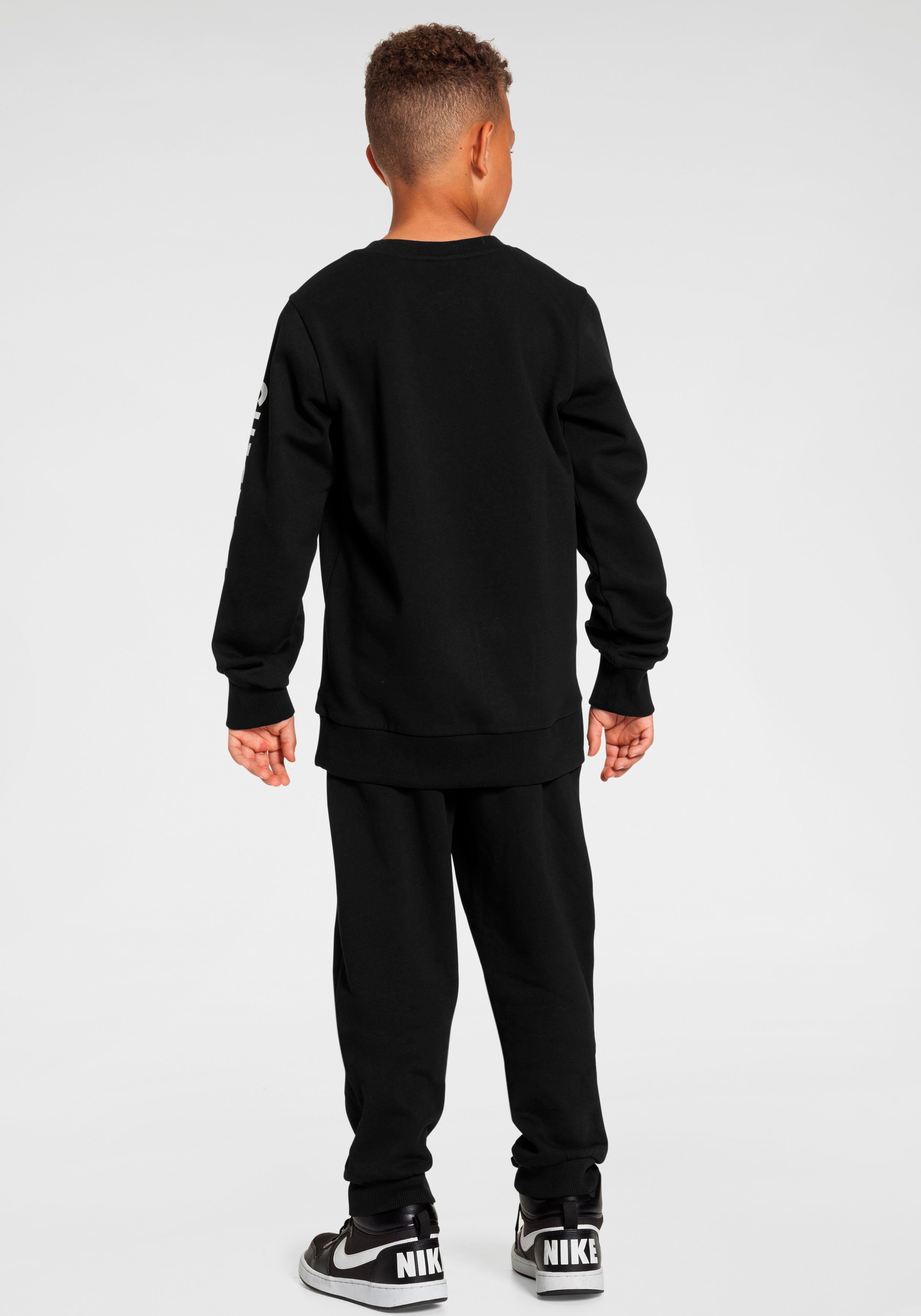 Hose 2-tlg., & Chiemsee & mit Logo-Drucken Jogginganzug Sweatshirt Sweatanzug (Set, Shirt Sweathose)