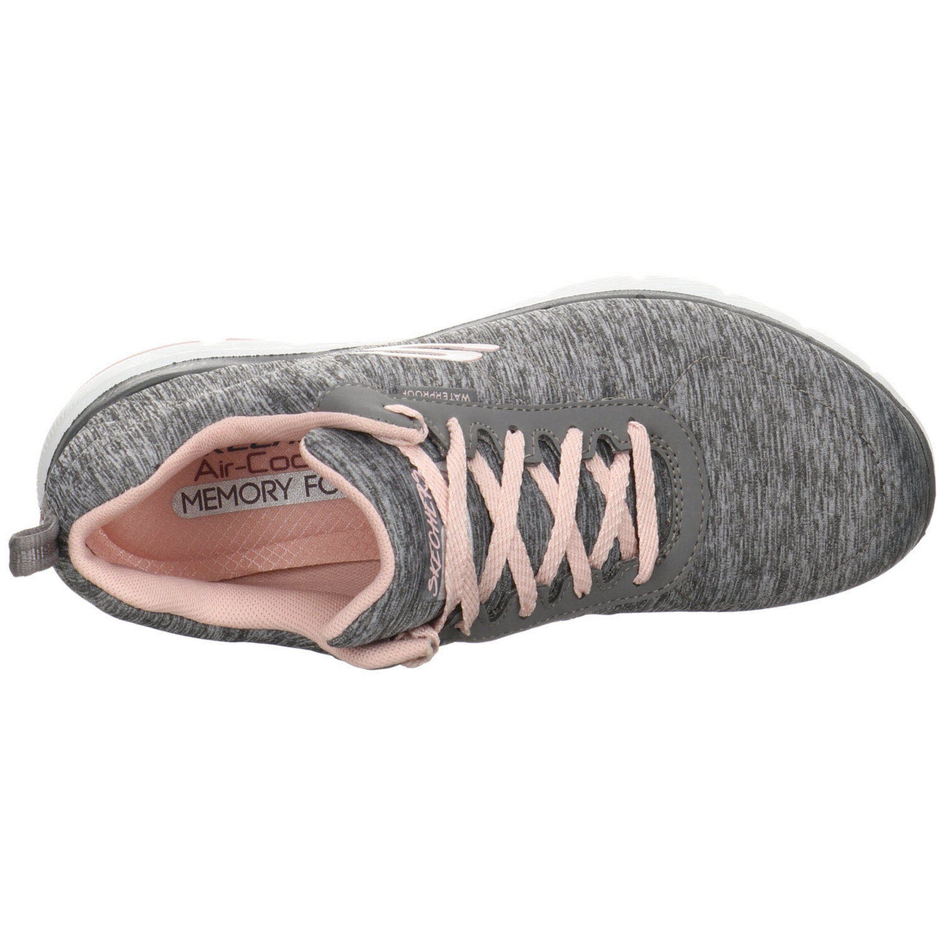 Schnürschuh Pink lt Sneaker Skechers (20202382) Flex Appeal Damen Textil Sneaker 3.0 Schuhe Grey