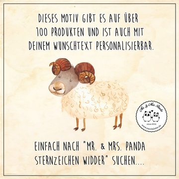 Mr. & Mrs. Panda Tasse Sternzeichen Widder - Weiß - Geschenk, Tierkreiszeichen, Geschenk Apr, Keramik, Herzberührende Designs