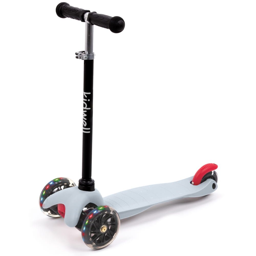 COIL Dreiradscooter Kinderroller, Tretroller, Dreirad-Balance-Roller, Cityroller, 10 km/h, ABEC-7-Lager, 3-stufige Lenkradverstellung, LED-Räder