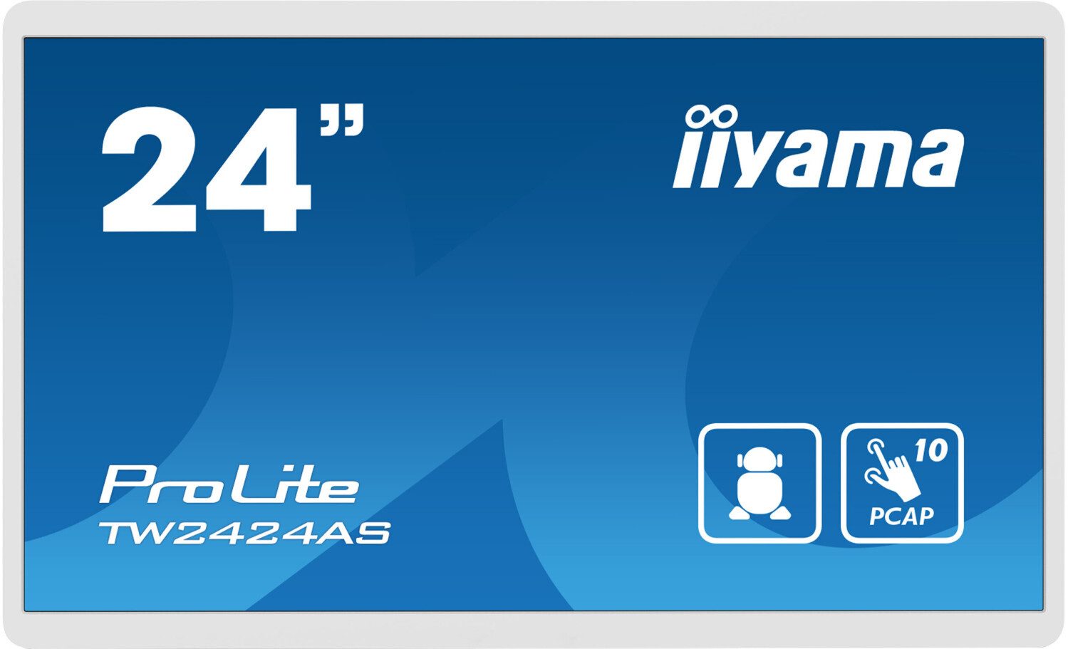 Iiyama iiyama ProLite TW2424AS-W1 24" 24/7 Android Touchscreen PC weiss All-in-One PC