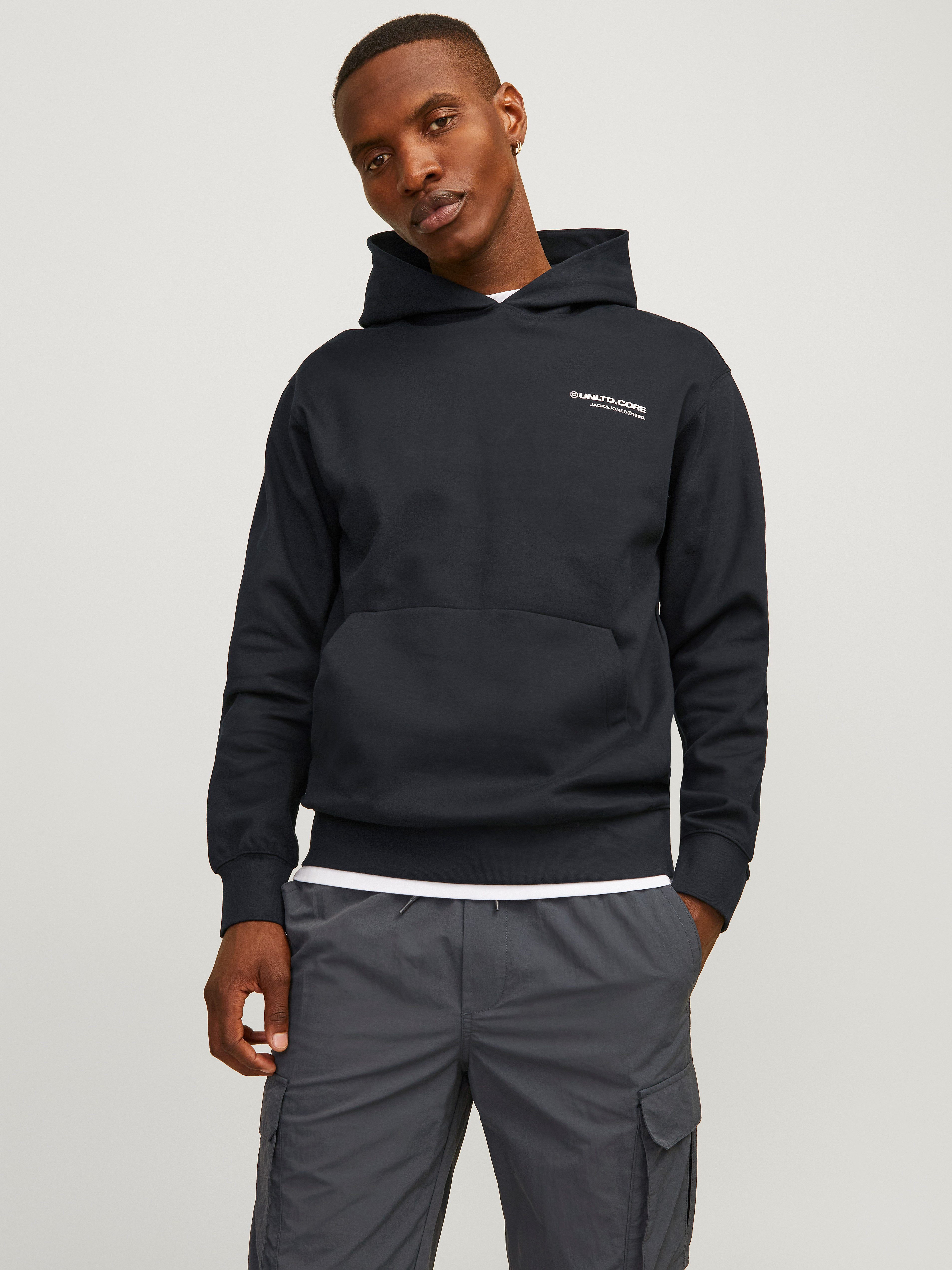 Jack & Jones Kapuzensweatshirt JCOAERO PRINT SWEAT HOOD NOOS
