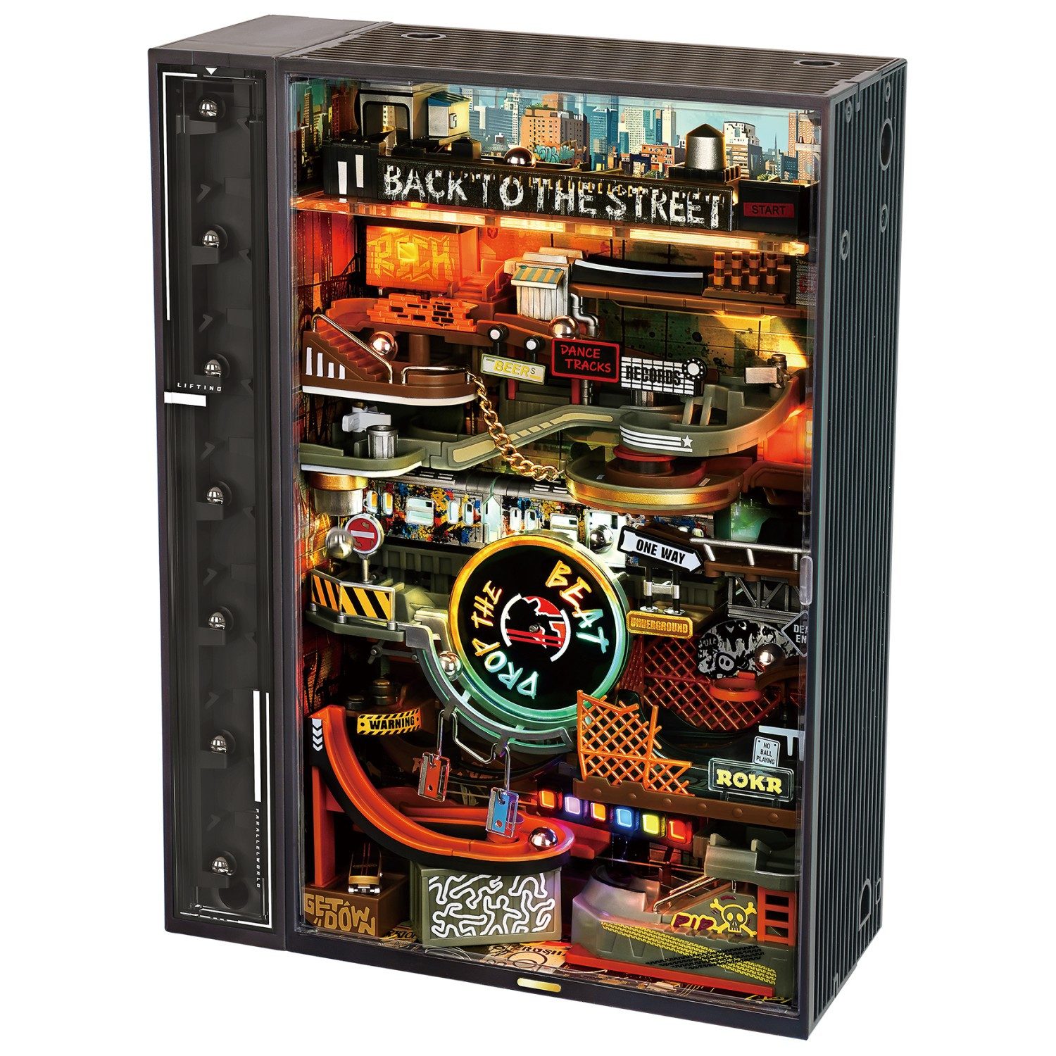 ROKR 3D-Puzzle Marble-Run "Hip-Hop Street", Puzzleteile