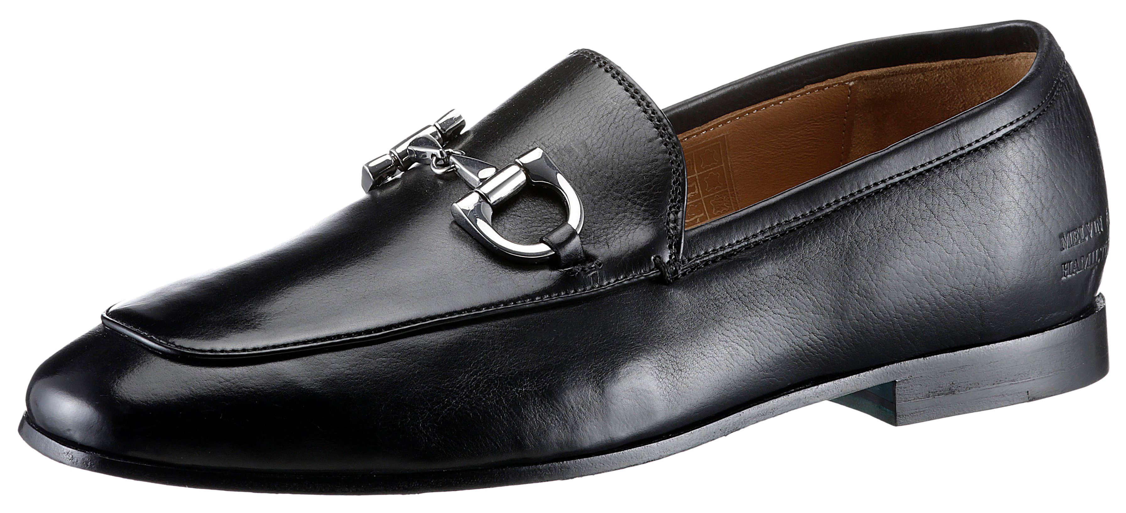 Melvin & Hamilton Clive 1 - vegetabil gegerbt Loafer Slipper, Mokassin, Business Schuh mit modischem Handfinish