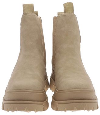 Buffalo ASPHA CHELSEA MID Beige Stiefelette Veganer Damen Chelsea