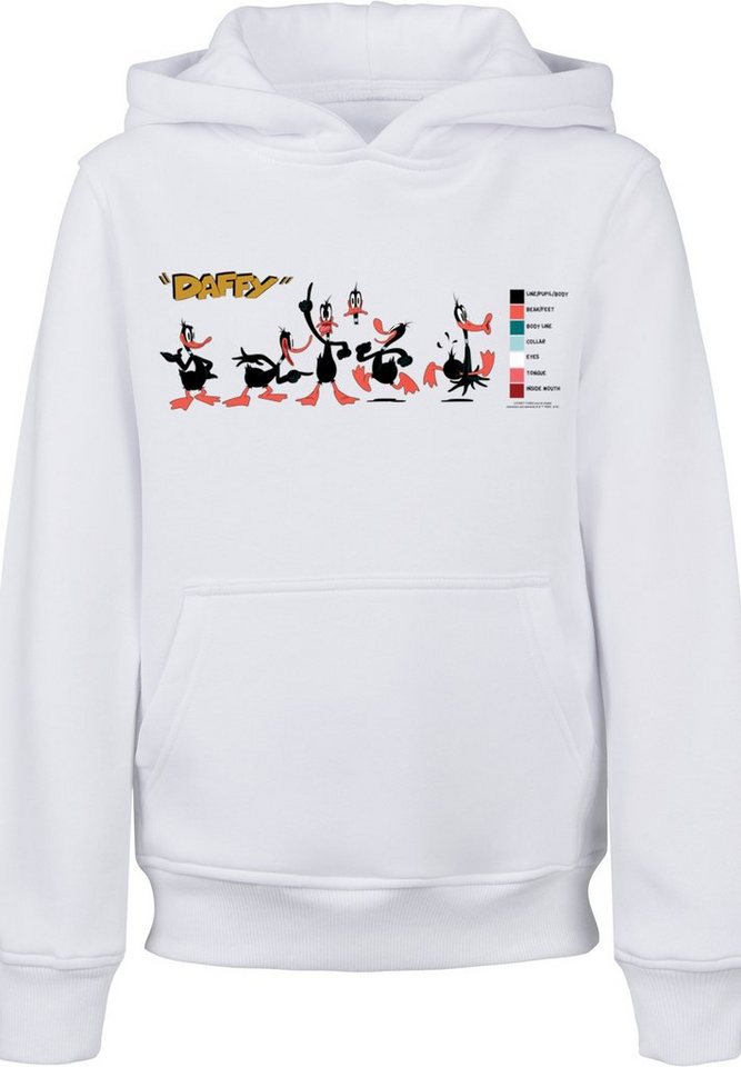 F4NT4STIC Hoodie Kinder Looney Tunes Daffy Duck Colour Code with Basic Kids  Hoody (1-tlg)