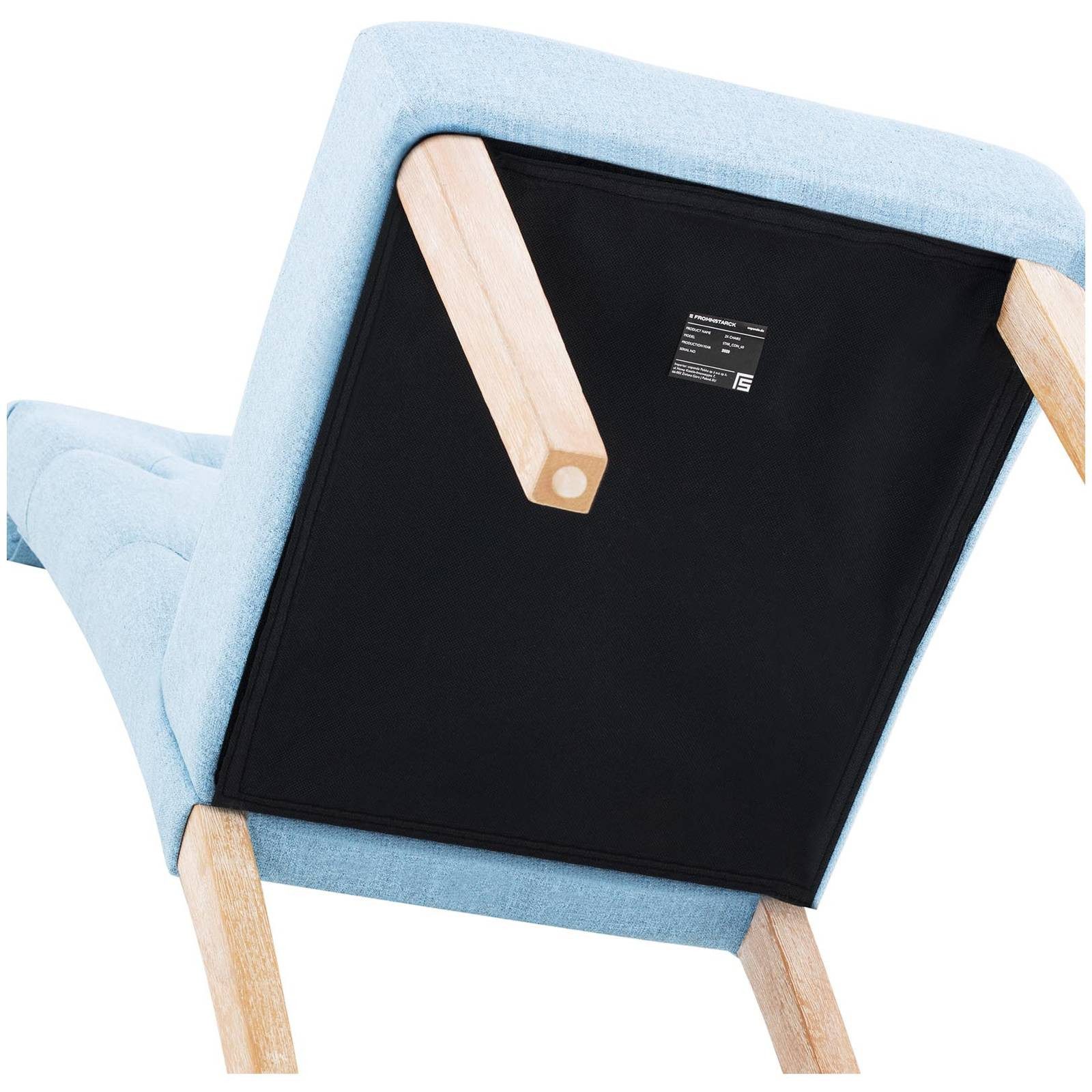 Fromm&Starck Esszimmerstuhl Polsterstuhl 2er Set Holzbeine günstig online kaufen