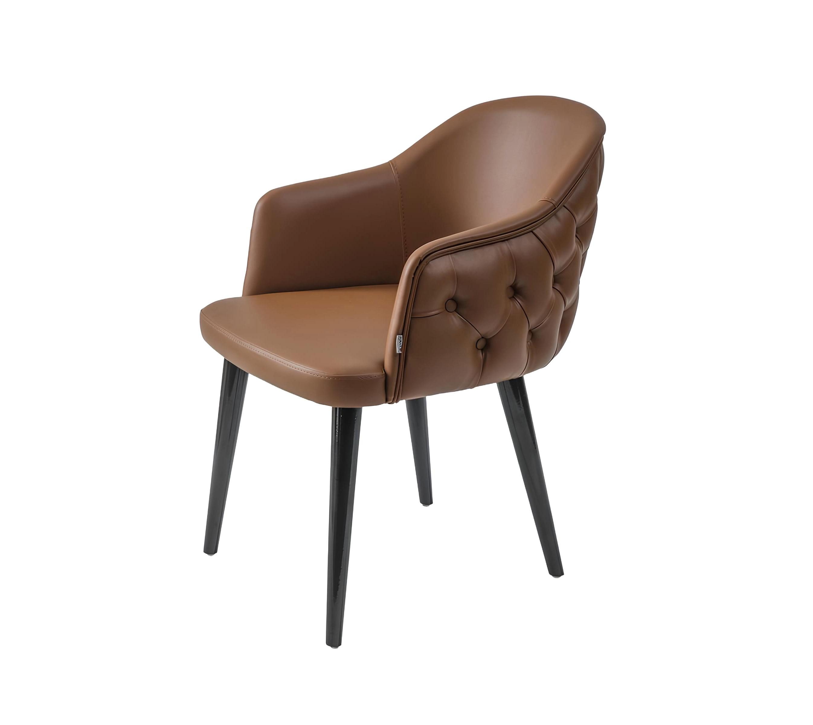 Xlmoebel Polsterstuhl Chesterfield Esszimmerstuhl mit Armlehnen in edlem Design (1 St), Hergestellt in Europa