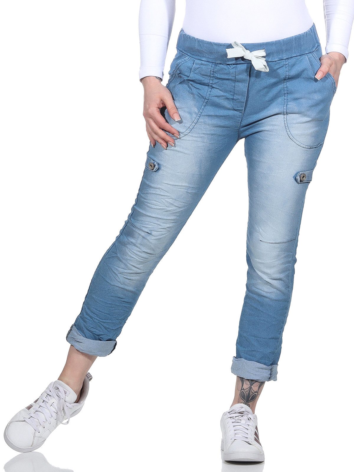 simaranda Jogg Pants Damen Jogginghose Jeans günstig online kaufen