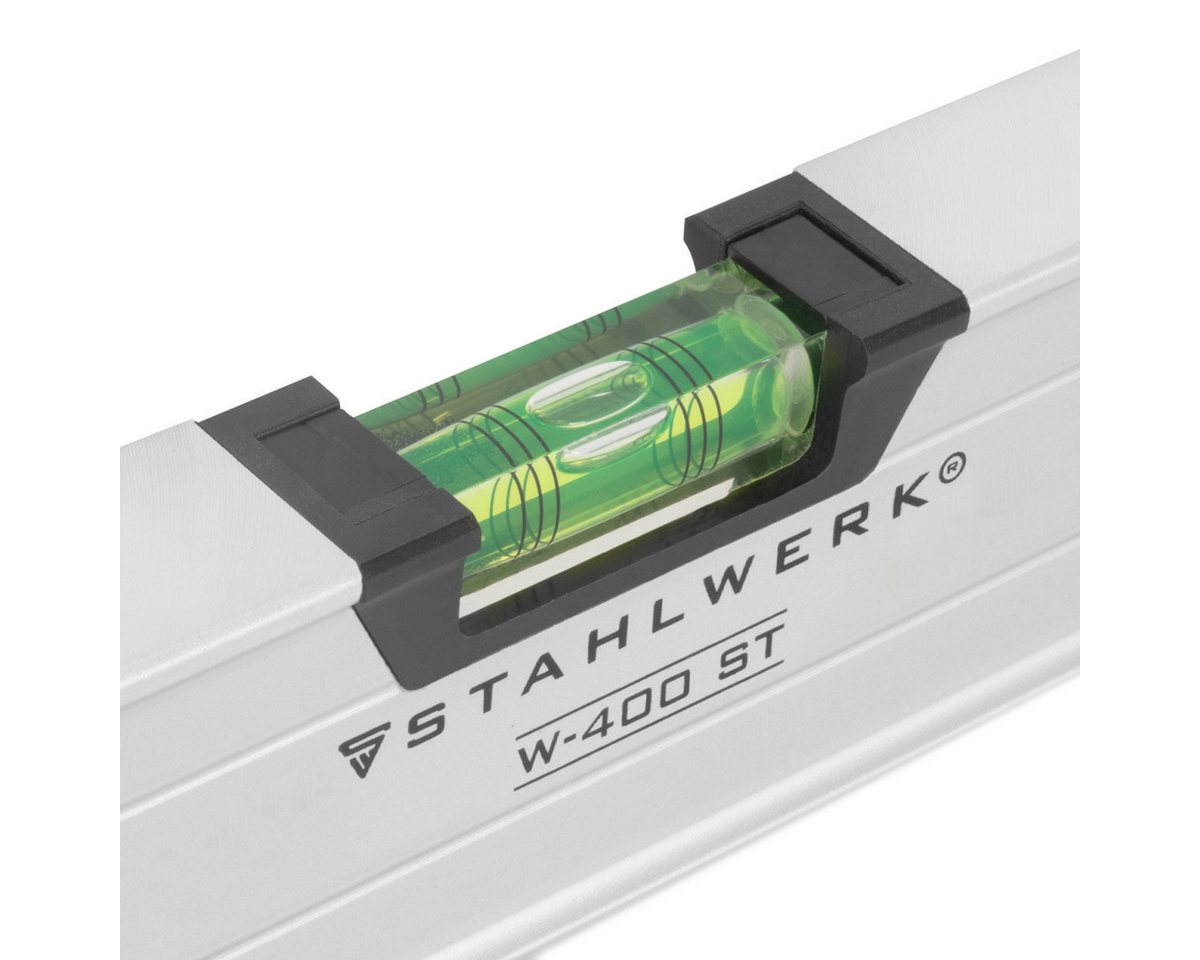 Thumbnail - STAHLWERK Wasserwaage Wasserwaage W-400 ST aus Aluminium, (Packung, 1 St., Einzelgerät)