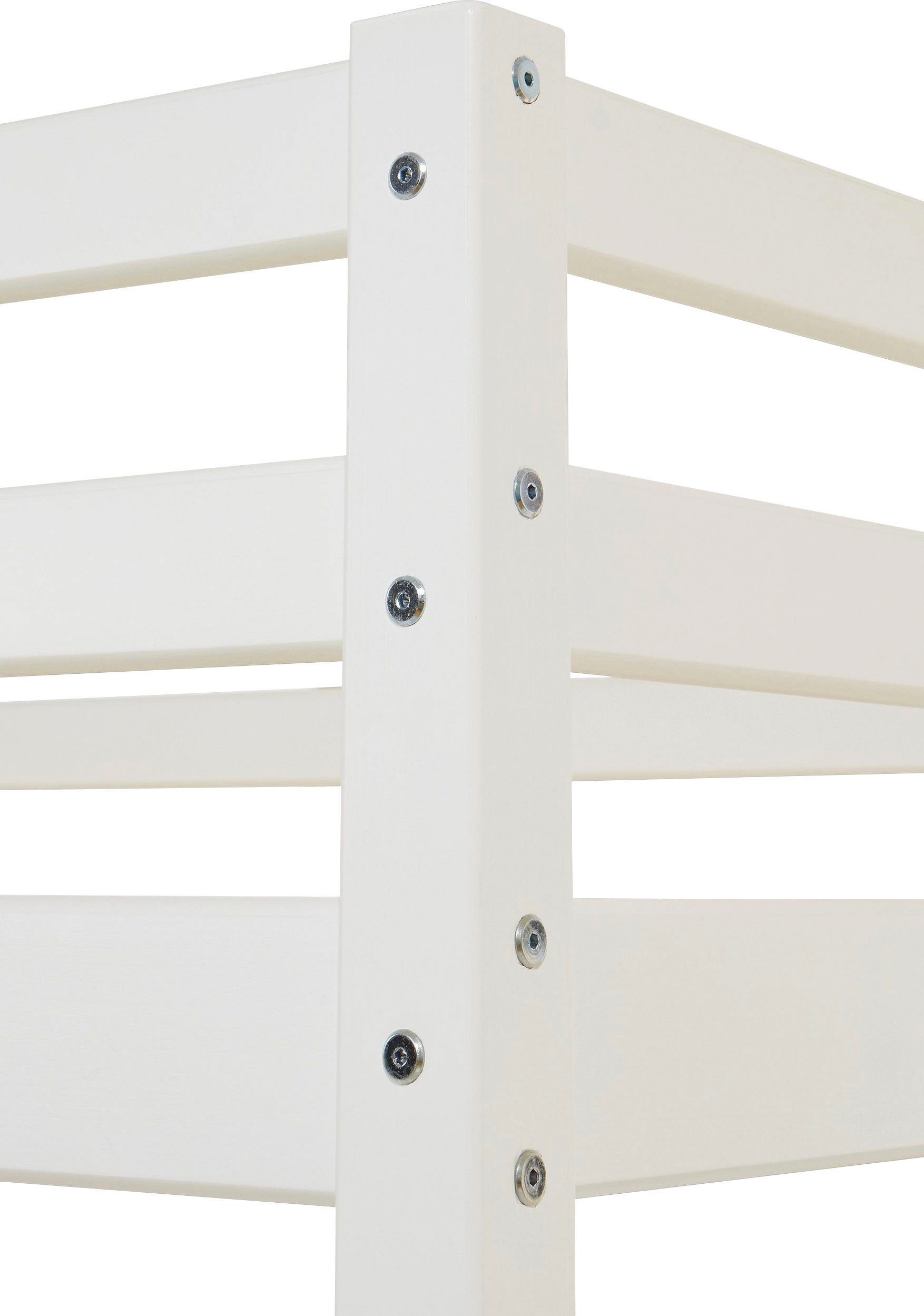 Baustellen-Vorhang Matratze mit Hoppekids Hochbett 2 Größen «Construction»