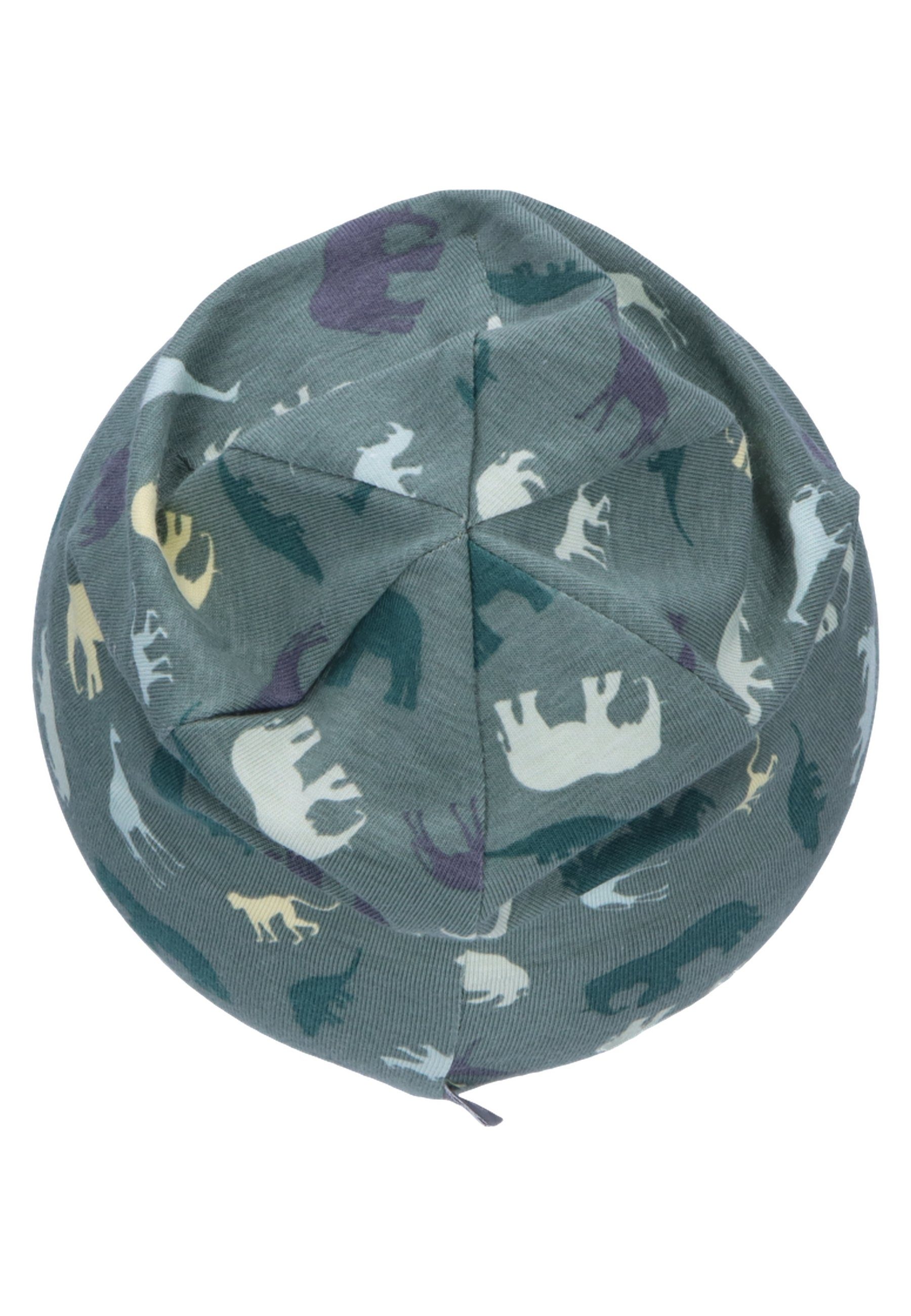 Sterntaler® Beanie Slouch-Beanie Jersey ideal Babymütze jede für (1-St., Baumwolle weichem Kindermütze mit Safaritiere aus Motiven süßen Jahreszeit)