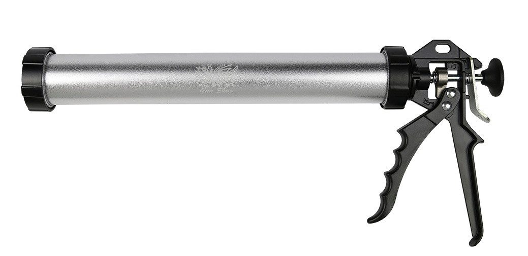 IRION Kartuschenpistole Irion HPS600-A Dichtstoff Alurohrpresse 600ml Kartuschen oder Beutel, 450 ml, Drehbares Aluminiumrohr