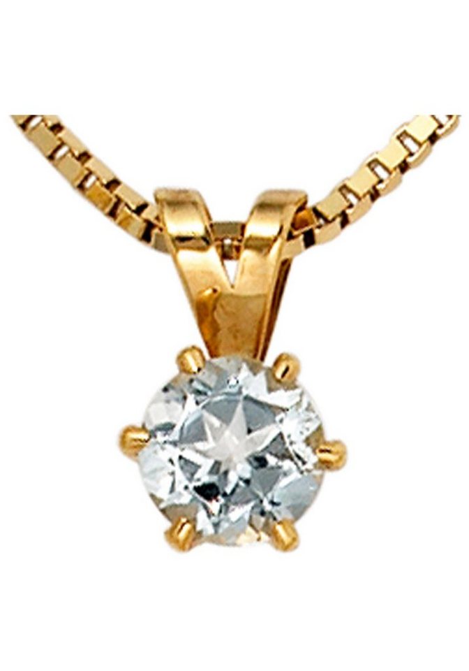 JOBO Kettenanhänger Anhänger mit Aquam... JOBO Kettenanhänger Anhänger mit Aquam...