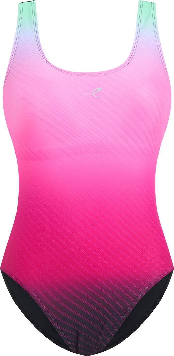 Energetics Badeanzug Da.-Badeanzug Franka W TURQUOISE/PINK/VIOLE