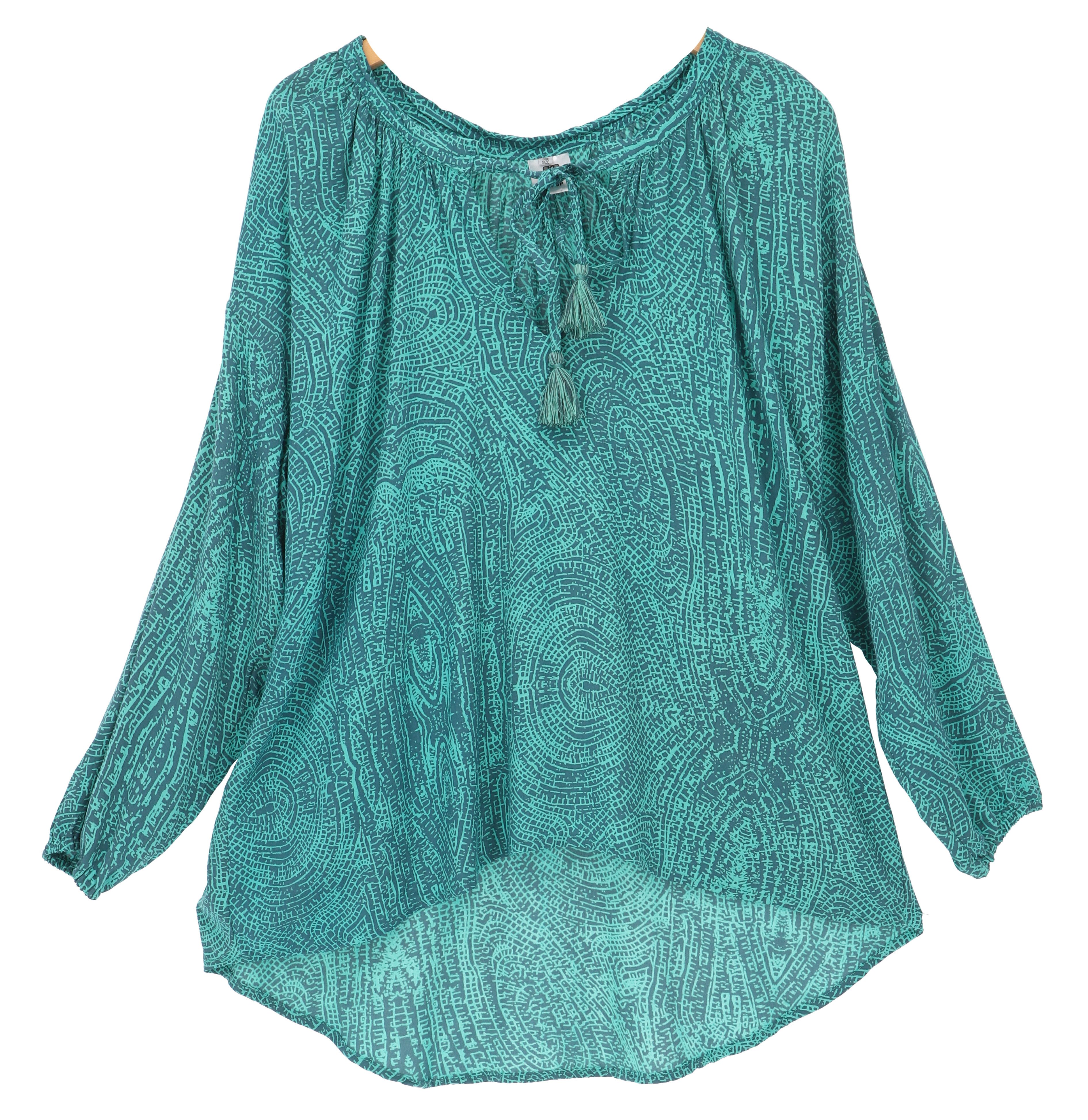 Guru-Shop Longbluse Blusentunika, Langarmbluse, plus size.. günstig online kaufen